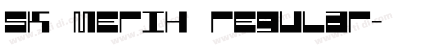 SK Merih Regular字体转换